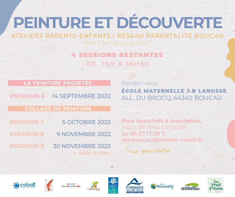 Ateliers Parents/Enfants : On continue !