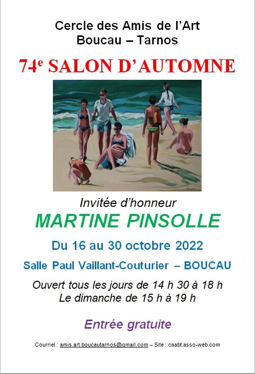 74ième SALON D’AUTOMNE – Cercle des Amis de l’art Boucau-Tarnos