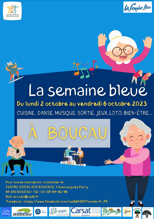 LA SEMAINE BLEUE A BOUCAU: LES AÎNÉS VONT AIMER !