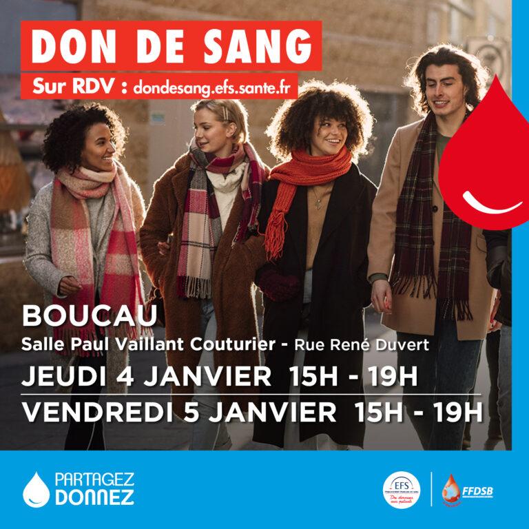 Don de sang à Boucau