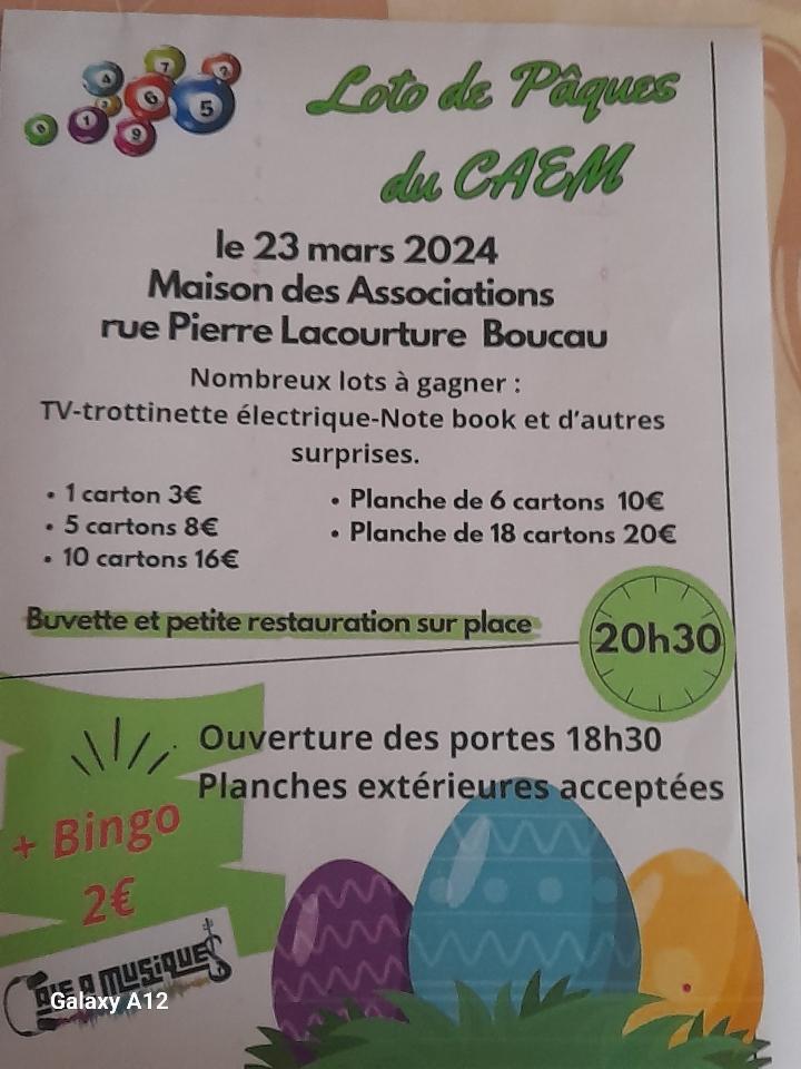 LOTO DE PAQUES DU CAEM