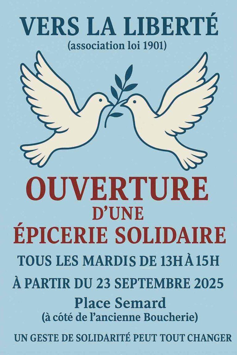 ouverture d’une épicerie solidaire