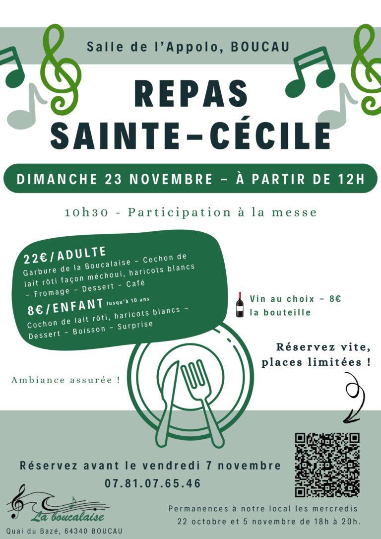Repas Sainte-Cécile de La Boucalaise