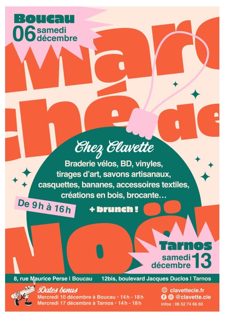 Braderie vélo et mini marché de Noël par l’association Clavette & Cie