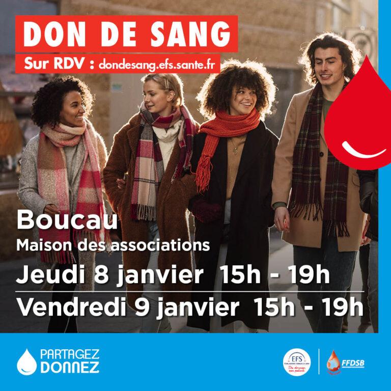 Collecte de sang à Boucau