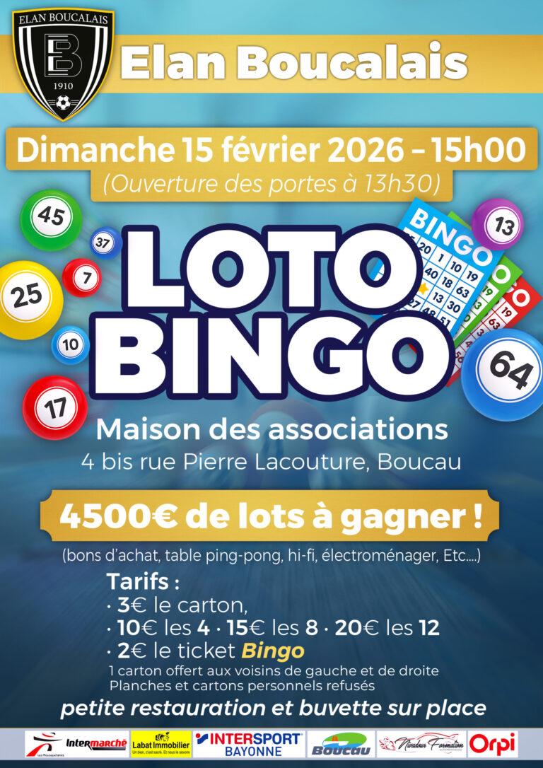 Loto – Bingo de l&rsquo;Elan Boucalais