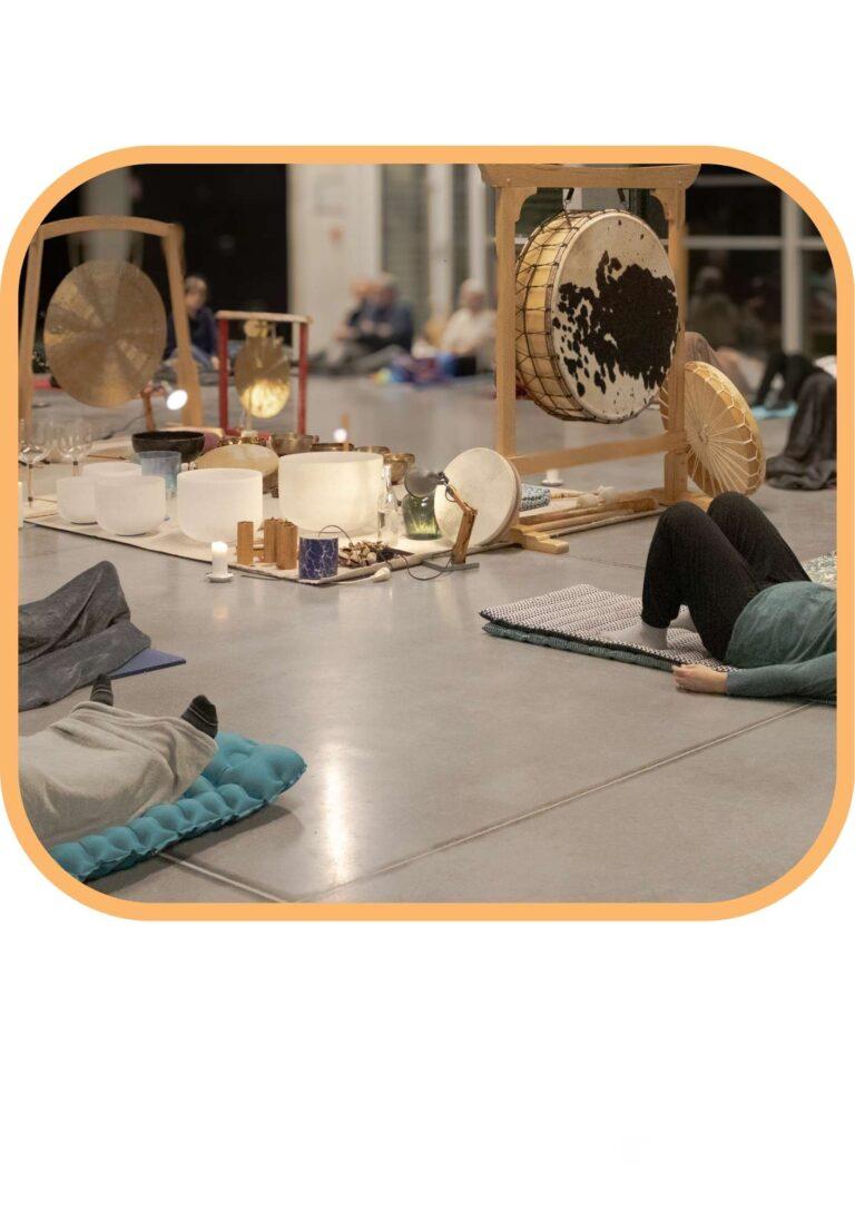 Bibliothèque : Atelier bain sonore collectif