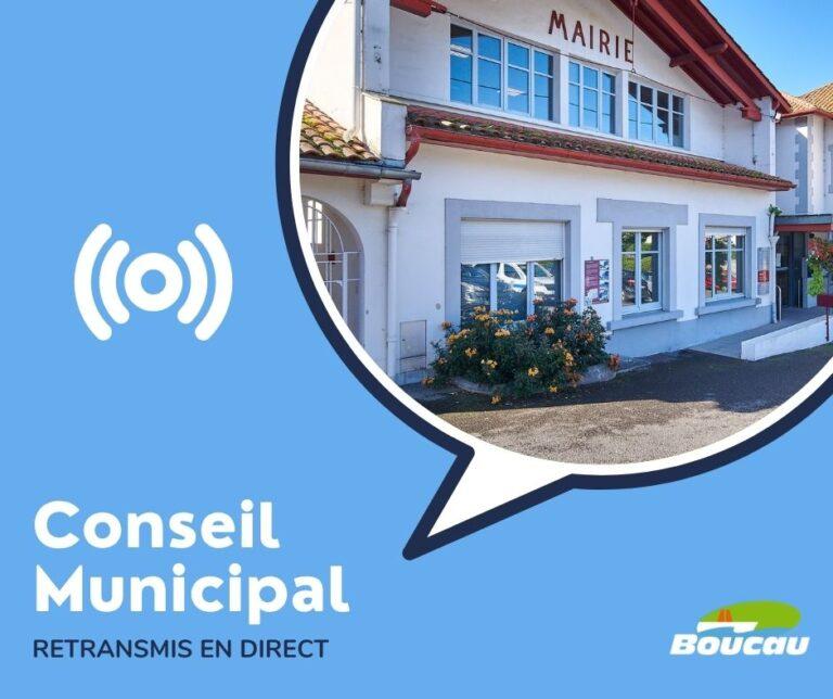 Conseil Municipal le 7 avril à 18h30