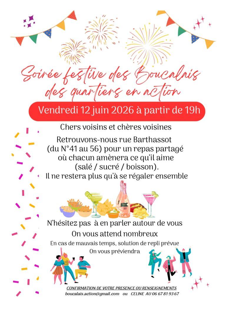 Soirée festive des Boucalais en action