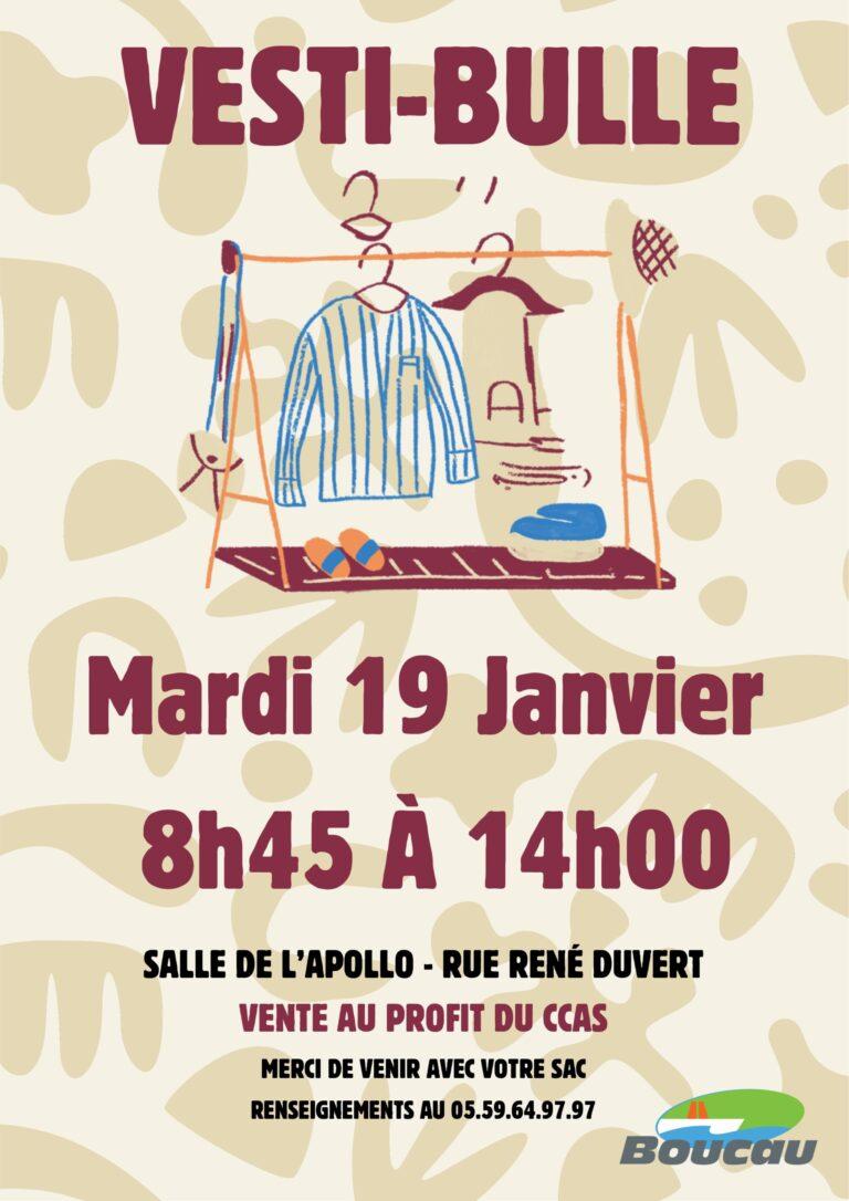 Vente Vestibulle mardi 19 janvier
