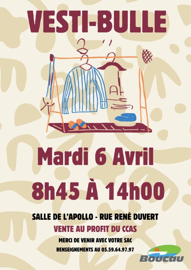 Vente Vestibulle mardi 6 avril