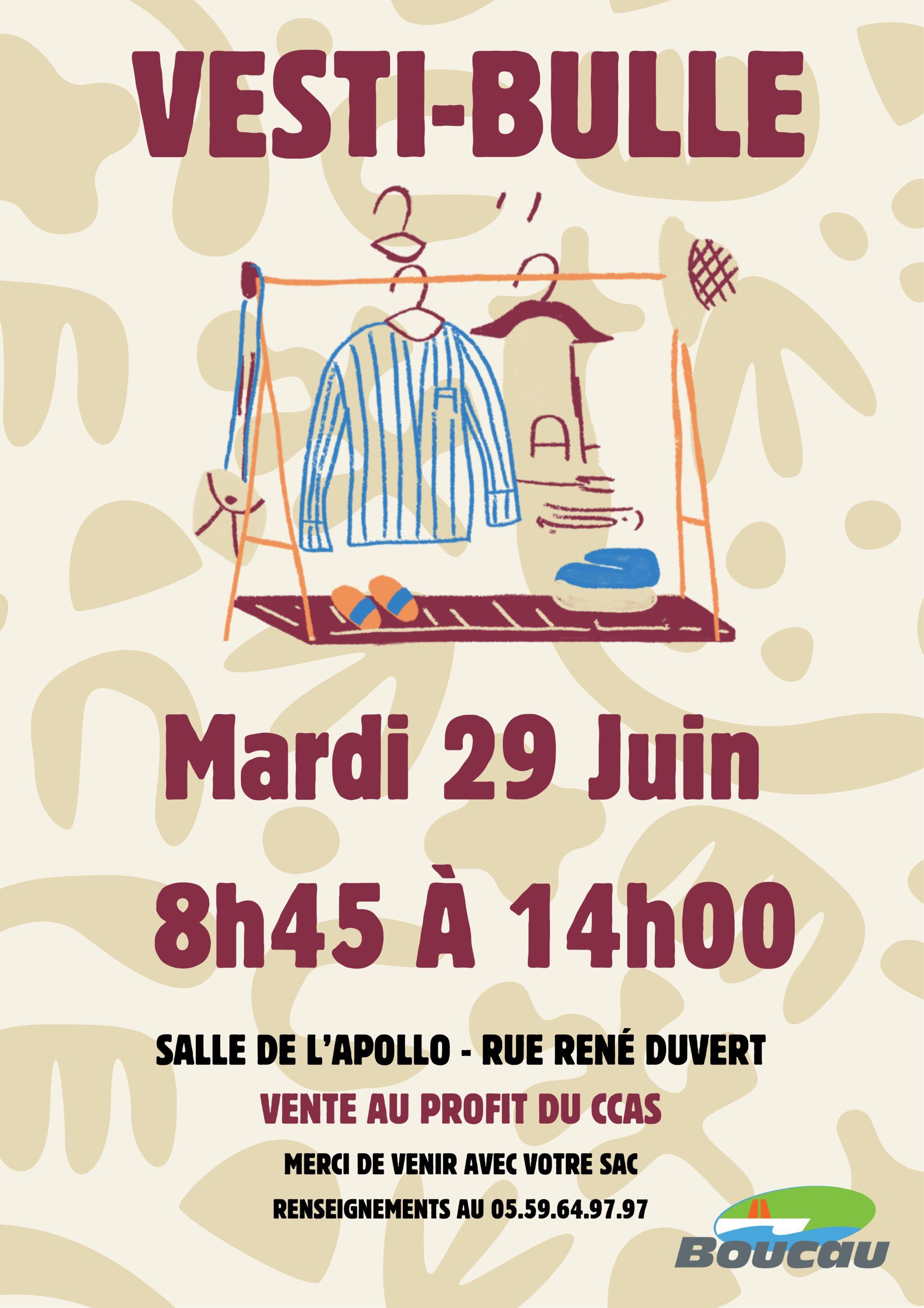 Vente Vestibulle mardi 29 juin