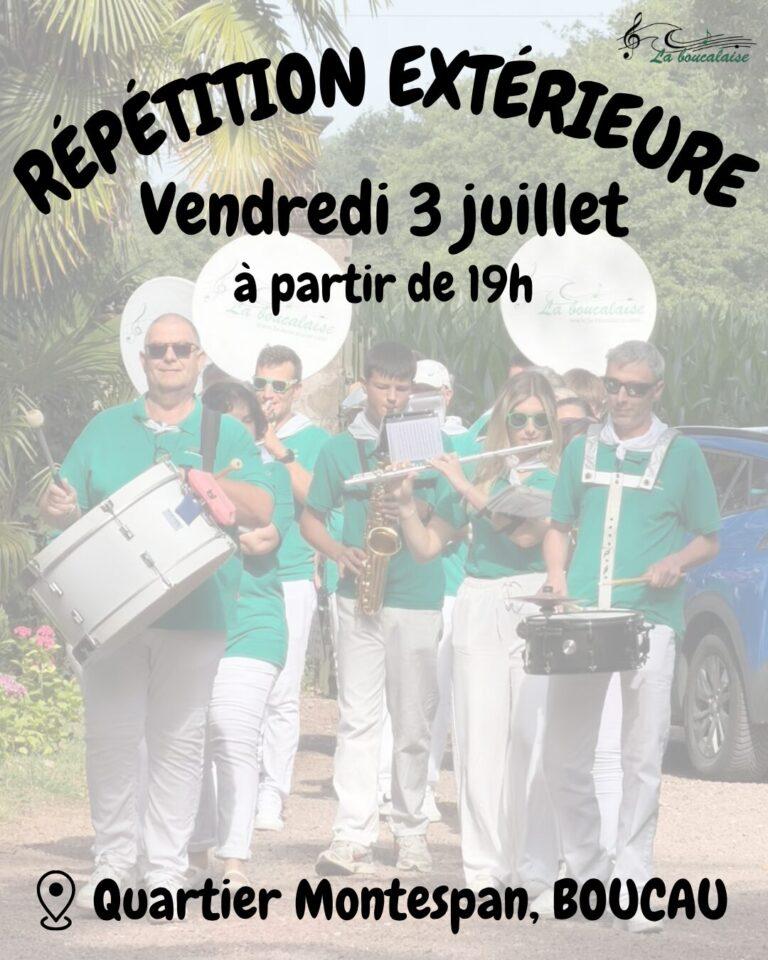 La Boucalaise : déambulation de la Fanfare
