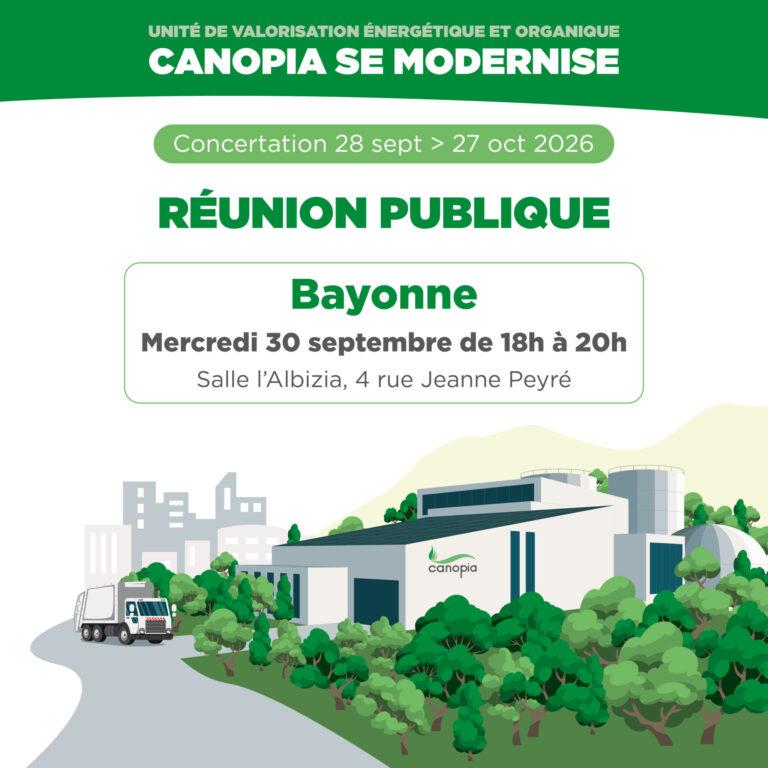 Modernisation de Canopia : Réunion publique