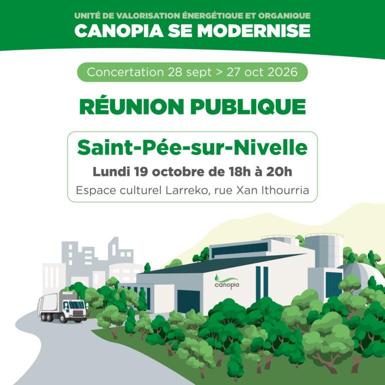 Modernisation de Canopia : Réunion publique