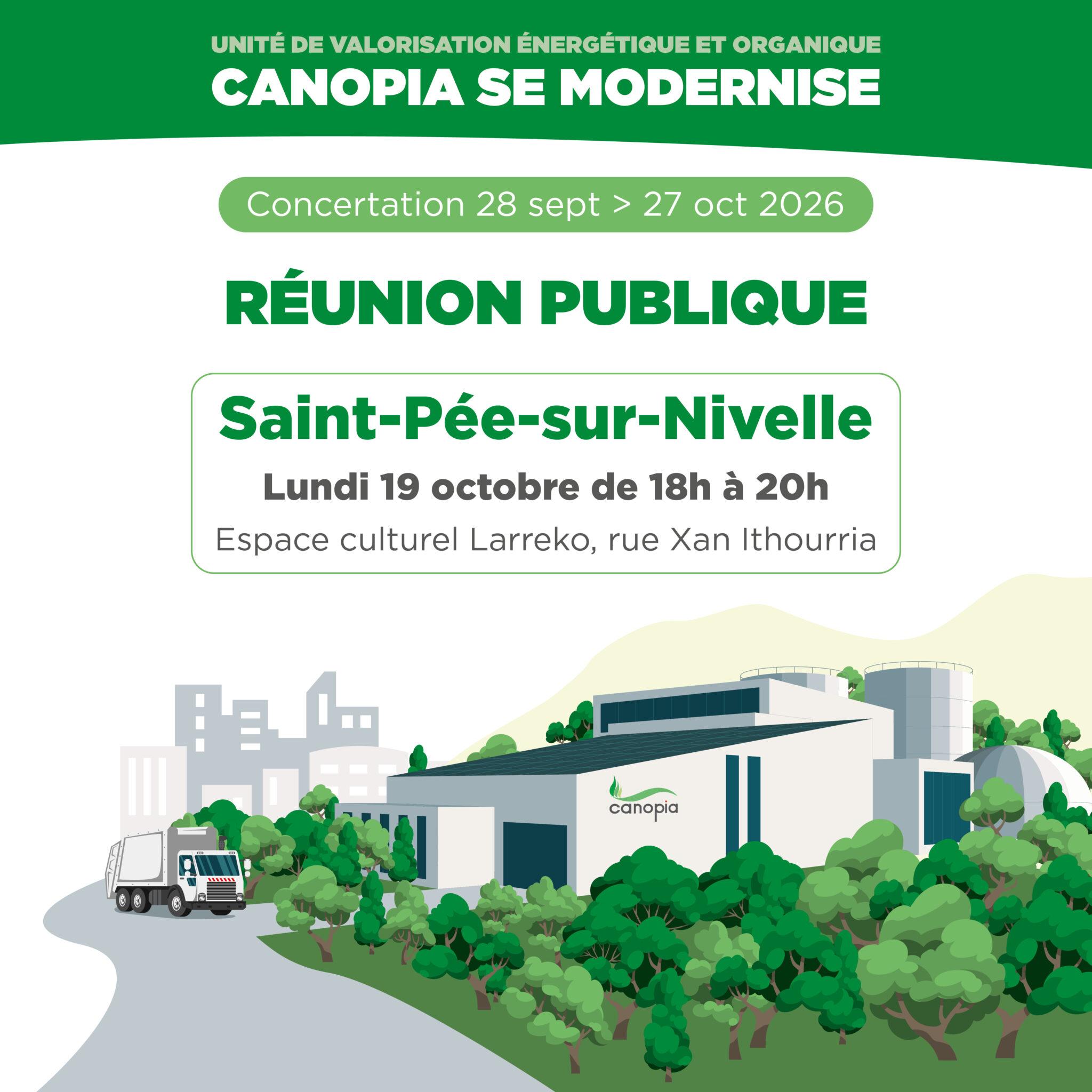 Modernisation de Canopia : Réunion publique