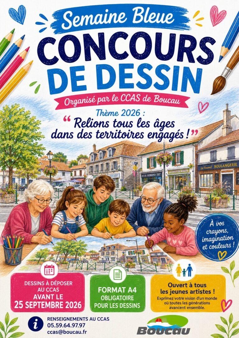 Concours de dessins dans le cadre de la Semaine Bleue