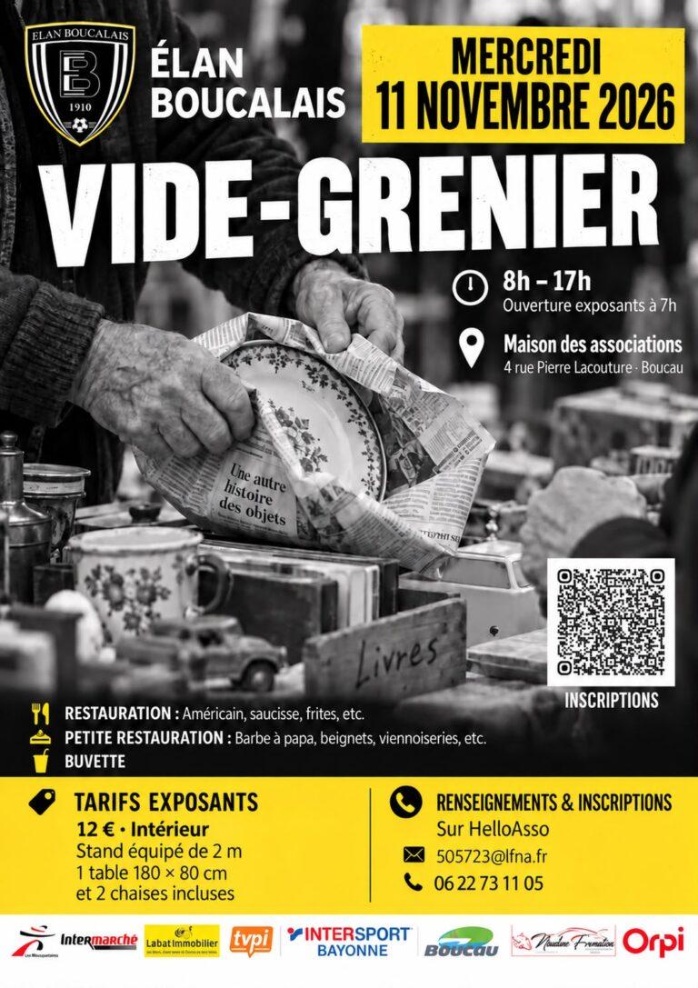 Vide Grenier de l&rsquo;Élan Boucalais